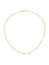 Roberto Coin Women's 18k Yellow Gold Paperclip Chain Necklace, 19"