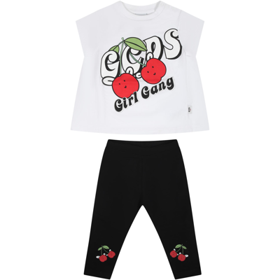 Gcds Mini Baby Set With Cherries In White