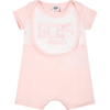 GCDS MINI JUMPSUIT FOR BABIES WITH LOGO
