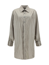 Maison Margiela Snakeskin Effect Oversized Shirt In 741