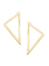 Roberto Coin Women's 18k Yellow Gold Medium Triangular Hoop Earrings