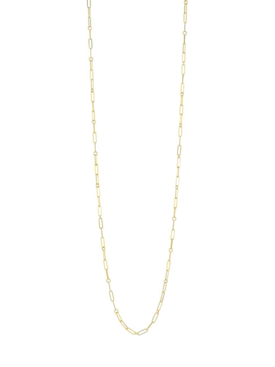 Roberto Coin Women's 18k Yellow Gold Paperclip Chain Necklace, 33"