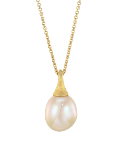 Marco Bicego Women's Africa 18k Yellow Gold & Cultured Freshwater Pearl Pendant Necklace