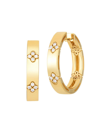 ROBERTO COIN WOMEN'S LOVE IN VERONA 18K YELLOW GOLD & DIAMOND HOOP EARRINGS
