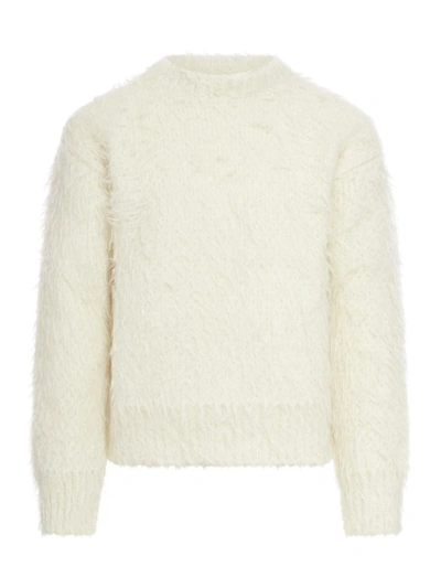 Jil Sander Sweaters Beige In White