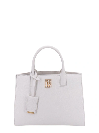 Burberry Frances Mini Handbag In White