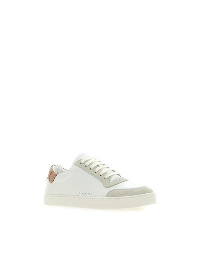 Burberry Sneakers In Neutral White