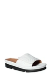L'amour Des Pieds Catiana Platform Sandal In White