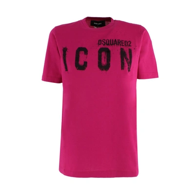 Dsquared2 Sprayed Icon Print T-shirt In 246