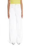 ISABEL MARANT LEMONY HIGH WAIST WIDE LEG JEANS