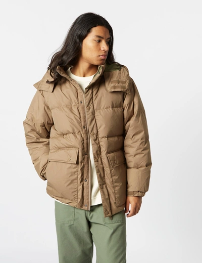 Stan Ray Down Jacket (removable Hood) In Khaki