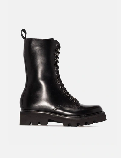 Grenson Womens  Mavis Boot (pull Up) In Black