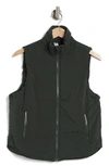90 Degree By Reflex Below Zero Puffer Vest In Deep Forest