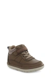 Stride Rite Kids' Braxton Sneaker In Espresso
