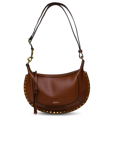 Isabel Marant Woman Oskan Brother Leather Bag In Brown