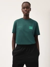 Pangaia Womens Choose Love Midweight T-shirt In Foliage Green