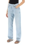 Agolde Criss Cross Jean In Suburbia In Light Blue