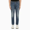 Dsquared2 Regular Blue Washed Denim Jeans Men In Blue