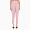 ALEXANDER MCQUEEN PINK REGULAR TROUSERS WITH PLEATS