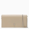 ALEXANDER MCQUEEN ALEXANDER MCQUEEN CAMEL BEIGE CHAIN WALLET IN LEATHER