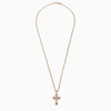 EMANUELE BICOCCHI EMANUELE BICOCCHI | AVELLI SMALL CROSS NECKLACE IN 925 GOLD-PLATED SILVER