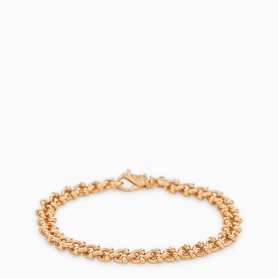Emanuele Bicocchi Essential Knots Bracelet In 925 Gold-plated Silver