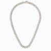EMANUELE BICOCCHI 925 SILVER CHAIN NECKLACE WITH CRYSTALS