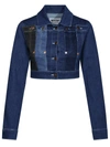 MOSCHINO JEANS MOSCHINO JEANS BLUE COTTON JACKET