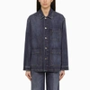 Bottega Veneta Indigo Single-breasted Denim Jacket In Blue