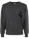 Isabel Marant Jersey With Logo In Grey