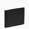VALEXTRA BLACK GRIP WALLET IN GRAINED LEATHER