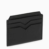 VALEXTRA BLACK LEATHER CARD HOLDER