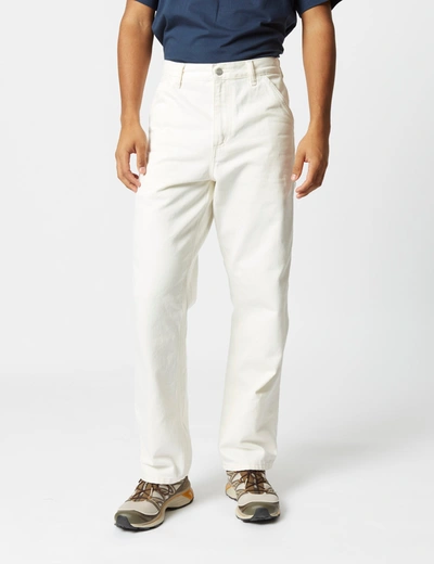 Carhartt Single Knee Organic Cotton Pants In White
