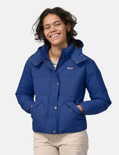 Patagonia Womens Downdrift Jacket In Blue