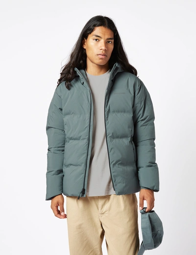 Patagonia Glacier Padded Hooded Jacket In Green