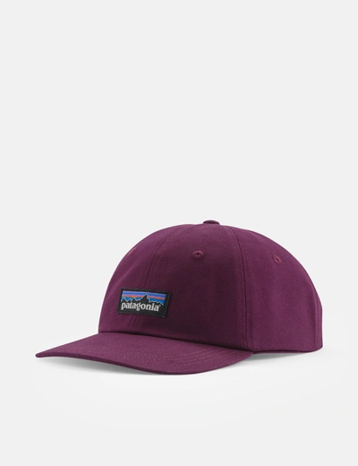 Patagonia Gorra P-6 Label Trad In Purple