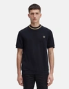 FRED PERRY FRED PERRY CREW NECK PIQUE T-SHIRT