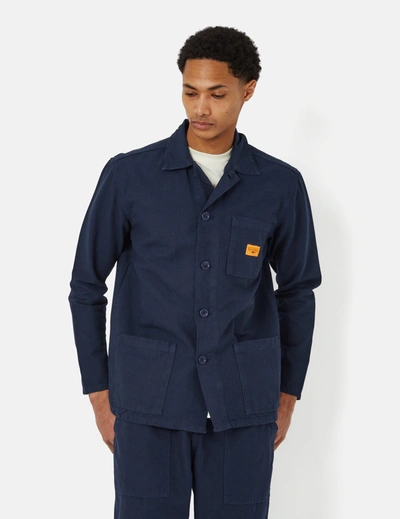 Service Works Coverall Jacket (canvas) In Blue