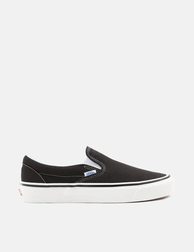 Vans Anaheim Factory Cotton Classic 6 Slip-on Sneakers With Contr In Black
