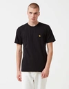 Carhartt Short Sleeve Chase T-shirt In Black