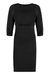Pinko Alda Midi Dress In Black