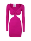 Amazuìn Estelle Mini Dress In Pink & Purple