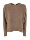 C.T.PLAGE C.T.PLAGE CREW NECK SWEATER WITH SIDE SLITS CLOTHING