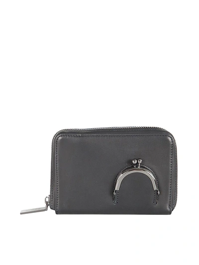 Discord By Yohji Yamamoto Clasp Poket Wallet M Accessories In Black