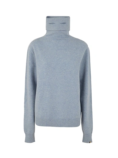 Extreme Cashmere All Turtleneck Sweater In Blue