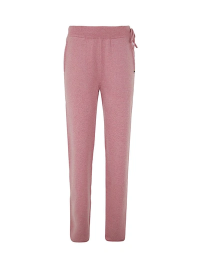 Extreme Cashmere N30 Jogging Knitted Trousers In Pink & Purple