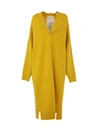 Extreme Cashmere N61 Koto Oversized Knitted Coat In Yellow & Orange