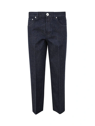 LANVIN LANVIN STRAIGHT LEG DENIM TROUSERS CLOTHING