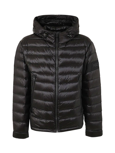 Mackage Keagan-rs Hooded Bomber Jacket In Black