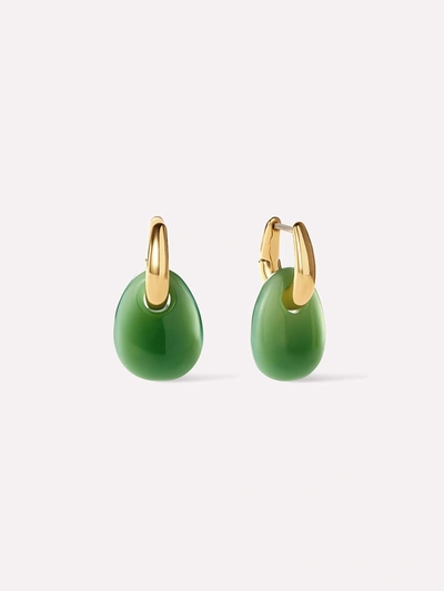 Ana Luisa Gold Drop Earrings In Green